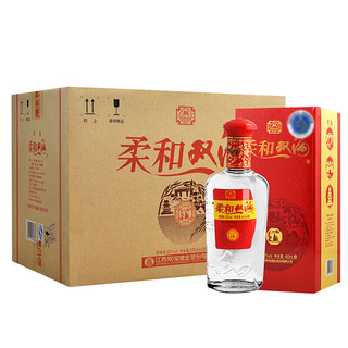 双沟 柔和 红 42%vol 浓香型白酒 450ml*6瓶 整箱装