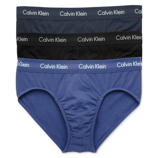 Calvin Klein 男士内裤3件装 Men's Cotton Stretch Hip Briefs 3-Pack NU2661