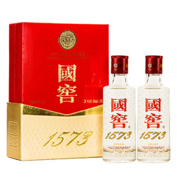 LUZHOULAOJIAO 泸州老窖 国窖1573 浓香型白酒 52度 小礼盒 50ml*2瓶（新老包装随机发货）