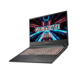 GIGABYTE 技嘉 G5 KC 15.6英寸 游戏本 黑色(酷睿i7-10870H、RTX 3060 6G、16GB、512GB SSD、1080P、IPS、240Hz）