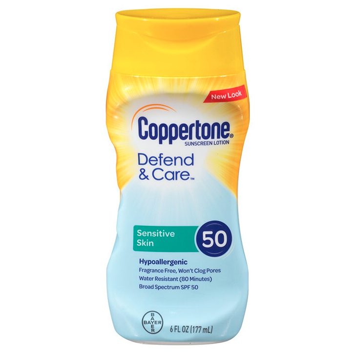 Coppertone 确美同 敏感肌肤防晒霜 SPF50 177ml