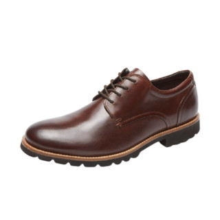 ROCKPORT 乐步 Modern Break系列 男士牛皮商务正装鞋 BX2341 棕色 41