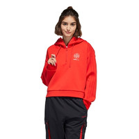 adidas NEO 21新春系列 W SS JAN SHD 女子运动套头衫 H52963 鲜红 M