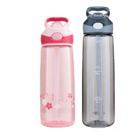 康迪克Contigo塑料吸管杯成人孕妇水壶健身便携运动水杯夏天女
