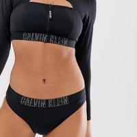 Calvin Klein CALVIN KLEIN激烈的力量 时髦比基尼泳裤 黑色