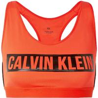 Calvin Klein 徽标印花弹力运动文胸