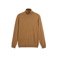 ZARA 男士高领针织毛衣 00693302704 驼色 S