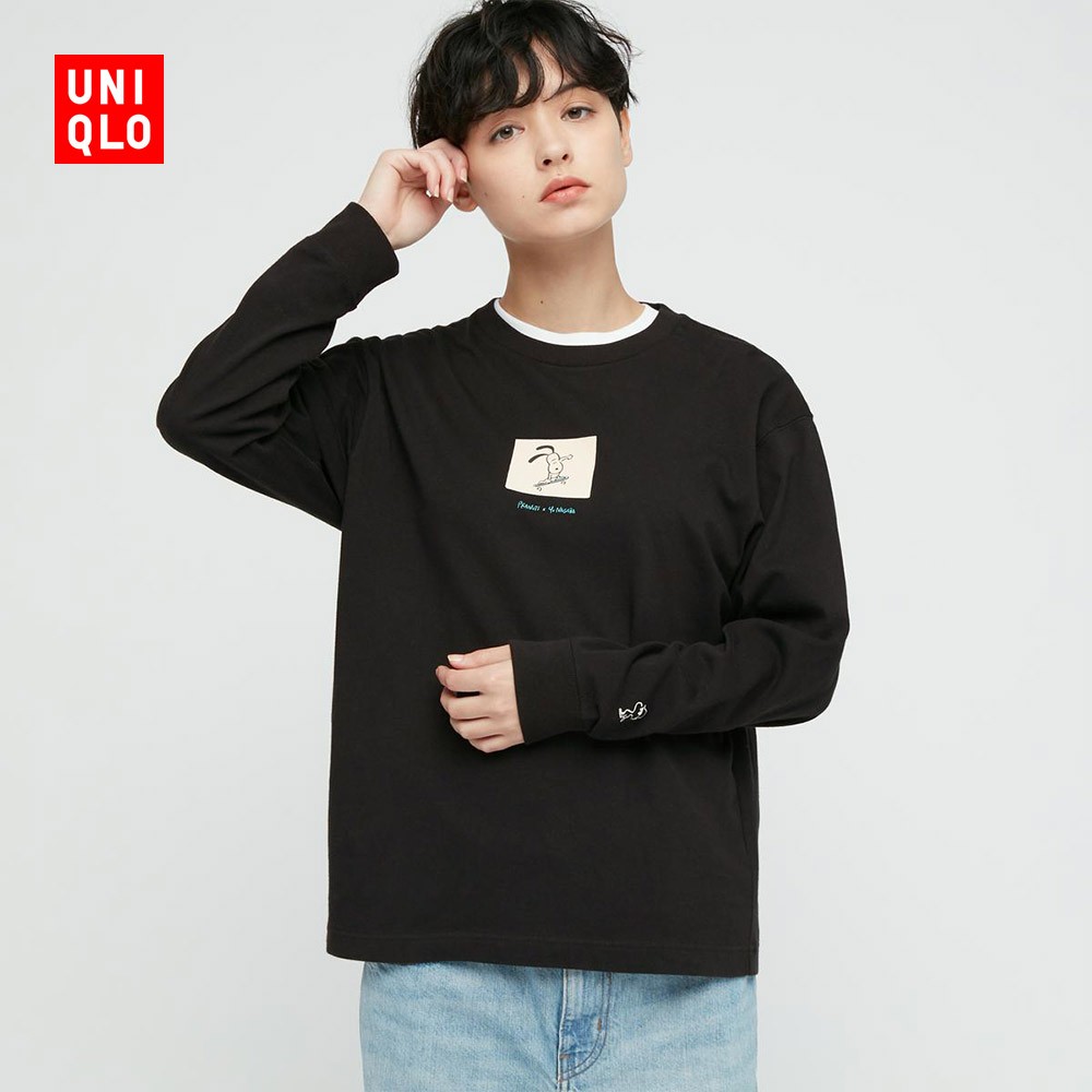 uniqlo 优衣库 438322 史努比联名女士圆领卫衣