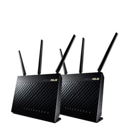 ASUS 华硕 RT-AC68U 1900M WiFi 5 家用路由器 黑色 两只装 *2件