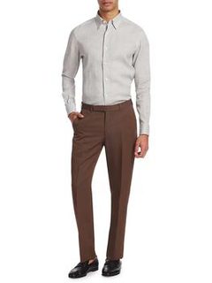 Wool & Linen Trousers