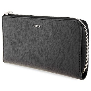 Furla Mens Marte Zip Around Onyx