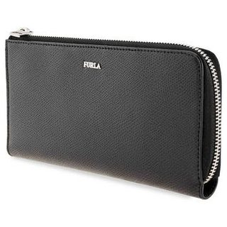 Furla Mens Marte Zip Around Onyx