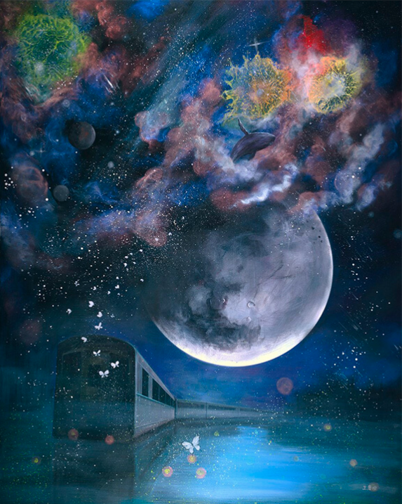 买买艺术王唐糖梦艺术版画抽象梦幻装饰画5065cm