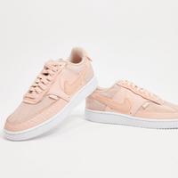 Nike Court Vision Low Premium trainers in washed coral & white