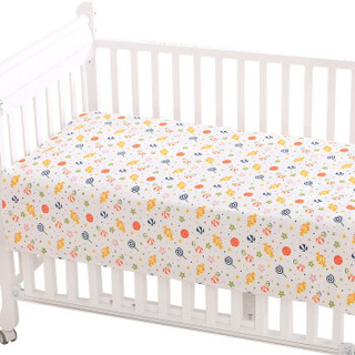 象宝宝（elepbaby）婴儿床单 棉针织新生宝宝幼儿园床垫褥子儿童床婴儿床床单床褥140x90cm甜蜜蜜