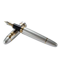 Jinhao 金豪 大班 钢笔 159 香槟银金 0.7mm 礼盒装