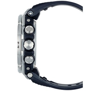 Men's Black Resin Strap Watch 53.8mm