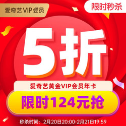 爱奇艺黄金VIP会员年卡