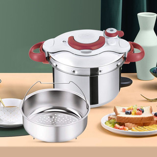 Tefal 特福 P4620769 高压锅(6L、铝、银色)