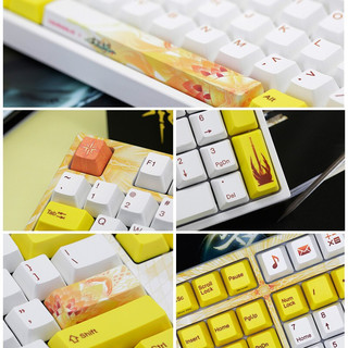 Varmilo 阿米洛 古剑三系列 VA108M 108键 有线机械键盘 玄戈 Cherry茶轴 无光