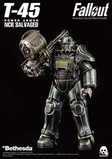 Threezero 辐射T-45NCR 回收动力装甲1/6 3A可动人偶手办【预定】