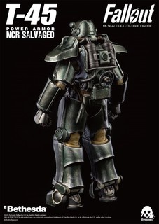 Threezero 辐射T-45NCR 回收动力装甲1/6 3A可动人偶手办【预定】