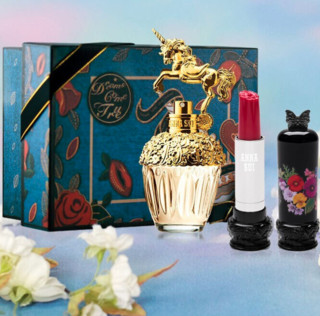 ANNA SUI 安娜苏 香氛系列 筑梦天马女士淡香水套装 (香水EDT30ml+魔漾唇膏#S400鲜红芙蓉)