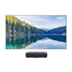 峰米4kmax激光电视含100英寸柔性菲涅尔屏