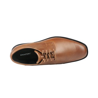 Rockport乐步商务男鞋新款真皮舒适正装皮鞋休闲鞋 42 深棕色
