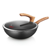 COOKER KING 炊大皇 C30JD1 炒锅(30cm、不粘、铝合金、麦饭石色)