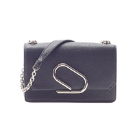 3.1 Phillip Lim ALIX CHAIN CLUTCH系列 女士牛皮单肩包 AE20-B301PBL 黑色