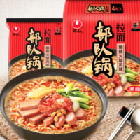 NONGSHIM 农心 酸辣火腿风味韩式部队锅拉面四连包 118g*4包