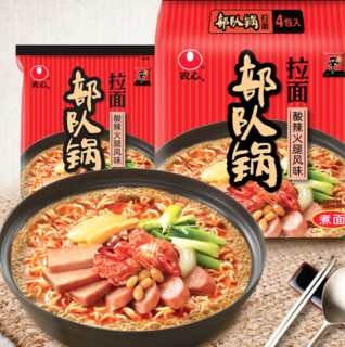 NONGSHIM 农心 部队锅拉面 酸辣火腿风味 118g*4包