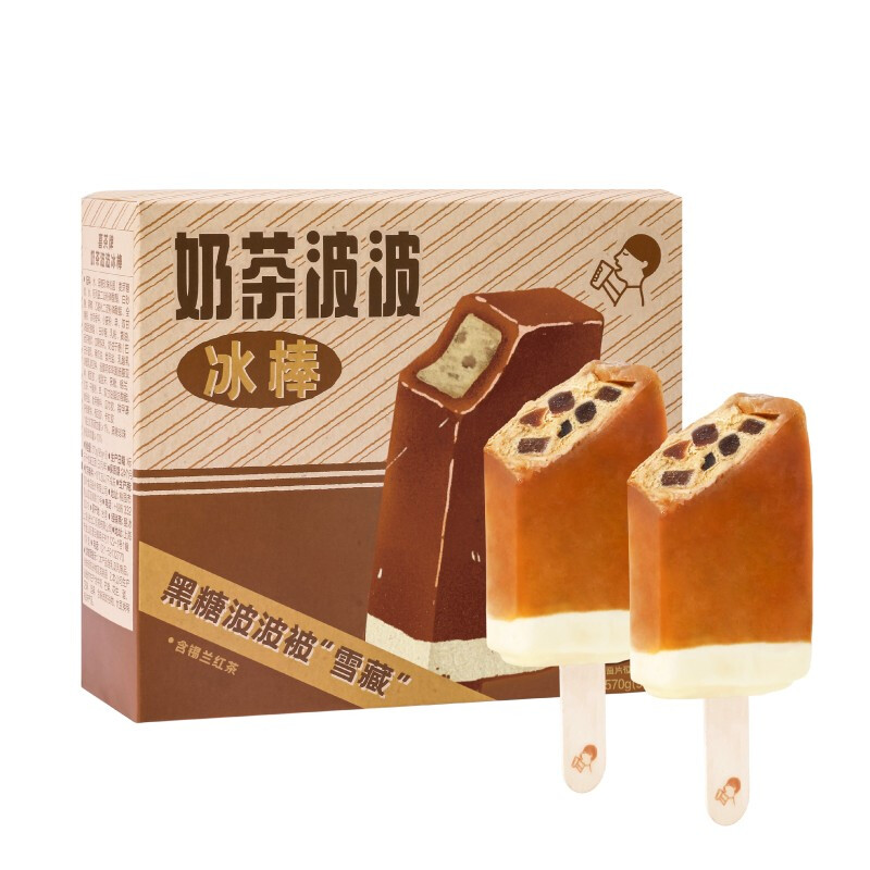 Heytea 喜茶冰棒奶茶波波口味95g 6支 报价价格评测怎么样 什么值得买