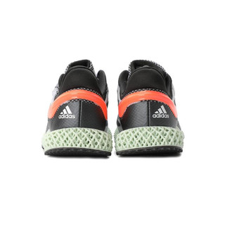 adidas 阿迪达斯 4D Run 1.0 中性跑鞋 FW1233 黑珊瑚粉 40.5