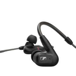 sennheiser森海塞尔ie300入耳式挂耳式动圈有线耳机黑色