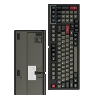 FL·ESPORTS 腹灵 FL980 98键 有线机械键盘 DOLCH灰 凯华BOX红轴 RGB