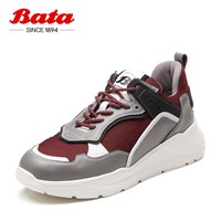 Bata秋季商场新款透气运动休闲老爹男单鞋89802CM9