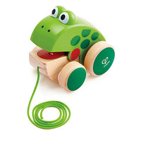 京东PLUS会员：Hape 儿童拖拉青蛙玩具