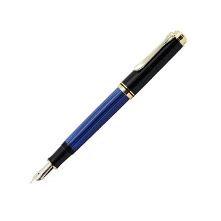 Pelikan 百利金 钢笔 M600 蓝色条纹 F尖 礼盒装