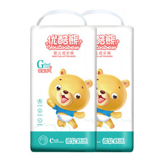 youcoobear 优酷熊 柔薄透气系列 拉拉裤 XL50片*2包