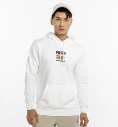 PUMA 彪马 59672602 男款印花长袖连帽卫衣