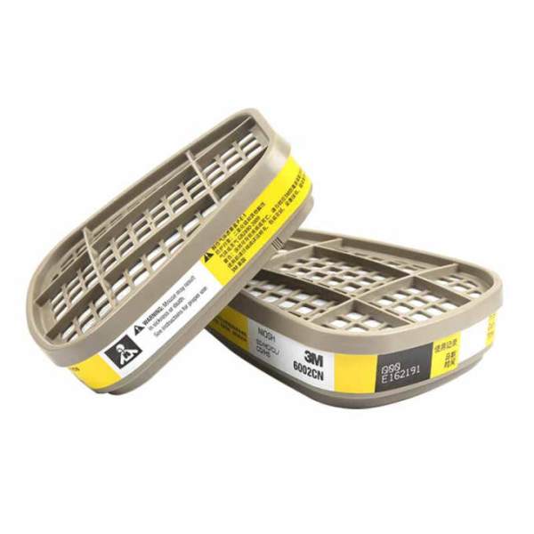 3m 6002cn 滤毒盒 防酸性气体氯气二氧化硫二氧化氯防毒面具配件 6002