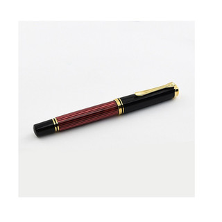 Pelikan 百利金 钢笔 M600 红色条纹 F尖 礼盒装