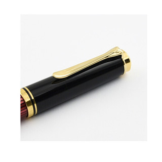 Pelikan 百利金 钢笔 M600 红色条纹 F尖 礼盒装