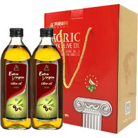 AGRIC 阿格利司 阿格利司（AGRIC）特级初榨橄榄1L油礼盒*2 希腊原装进口 团购福利 食用油经典礼盒