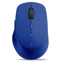 RAPOO 雷柏 M300G 2.4G蓝牙 双模无线鼠标 1600DPI 神秘蓝