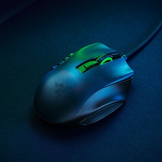 RAZER 雷蛇 那伽梵蛇X 有线鼠标 18000DPI RGB 黑色