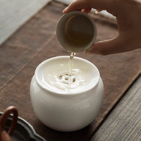 SUYI 素以 德化白瓷茶洗玉瓷建水