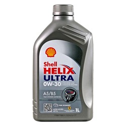 欧洲进口 壳牌(Shell) 超凡灰喜力全合成机油 Helix Ultra 0W-30 A5/B5 SL 灰壳 1L/桶